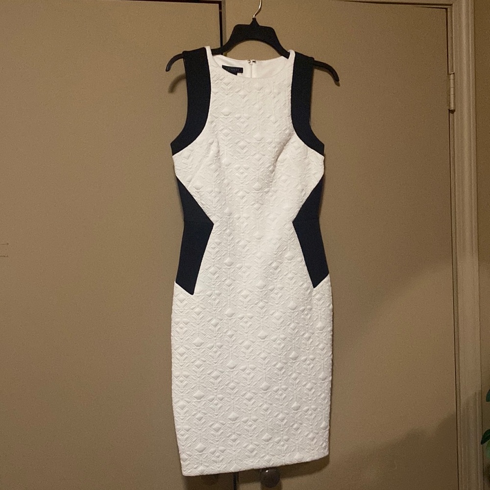 Black and white slim fitting dress from Metaphor